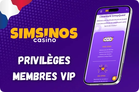 Simsinos Casino retrait VIP : avantages et plafonds pour les membres du programme fidélité